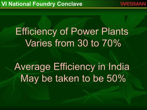 VI National Foundry Conclave