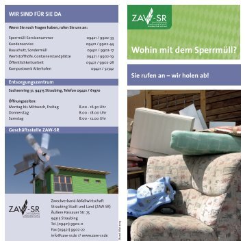 Wohin mit dem SperrmÃ¼ll? - ZAW-SR