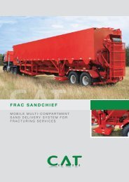 FRAC SANDCHIEF - CAT GmbH Consulting - Agency - Trade