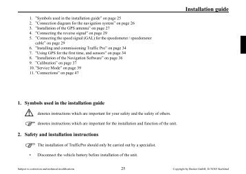 Installation Guide - Harman/Becker Automotive Systems GmbH