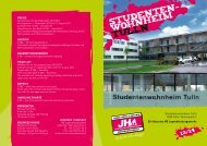 Studenten- wohnheim Tulln - Noejhw.at