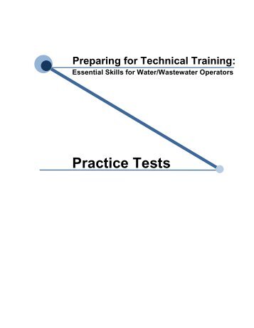 Preparing for Technical Training: Essential Skills for Water ...