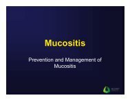 Oral Mucositis - Louisiana Oncology Society