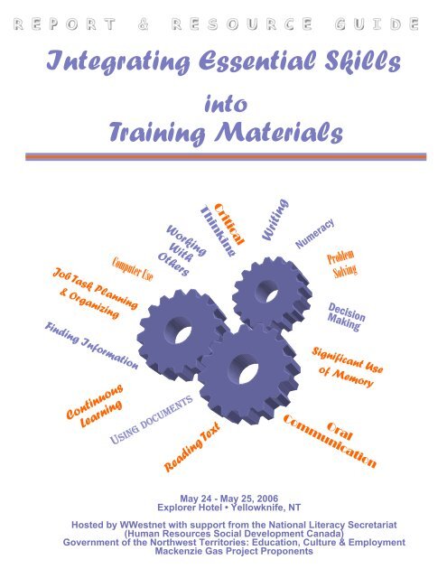 Integrating Essential Skills into Training - National Adult Literacy ...
