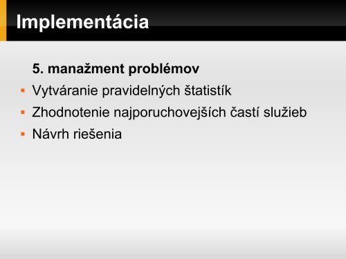 ManaÅ¾ment IT sluÅ¾ieb na FEI STU v Bratislave podÄ¾a zÃ¡sad ITSM/ITIL