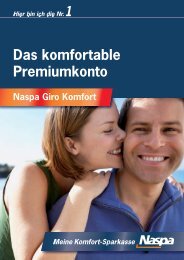 Das komfortable Premiumkonto - Naspa