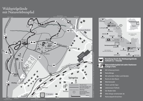 Faltblatt Waldspielgelände - Nationalpark Bayerischer Wald