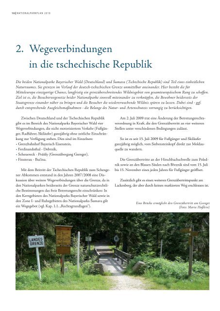 wegeplan 15_Sestava 1 - Nationalpark Bayerischer Wald