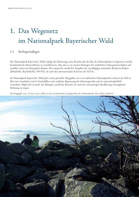 wegeplan 15_Sestava 1 - Nationalpark Bayerischer Wald