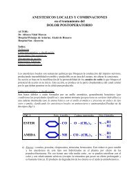 ANESTESICOS LOCALES Y COMBINACIONES en el tratamiento ...