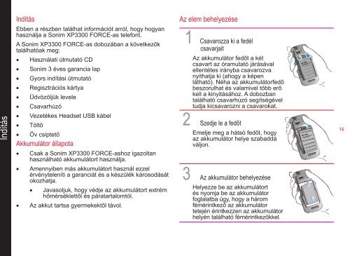 ÃTMUTATÃ - Sonim Technologies