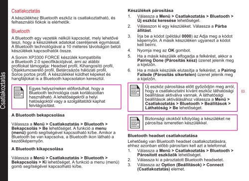 ÃTMUTATÃ - Sonim Technologies