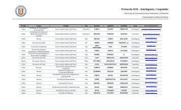 Protocolo UCN - Universidad Católica del Norte