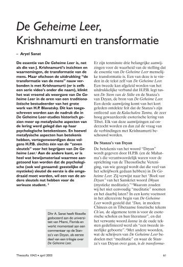 Geheime Leer.pdf - Theosofische Vereniging in Nederland
