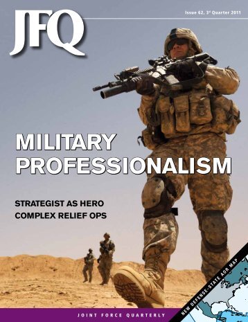 military professionalism military professionalism - National Defense ...