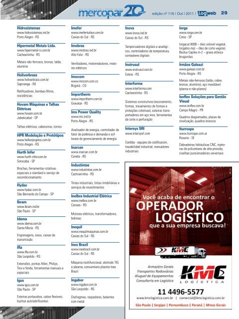 EdiÃ§Ã£o 116 download da revista completa - Logweb