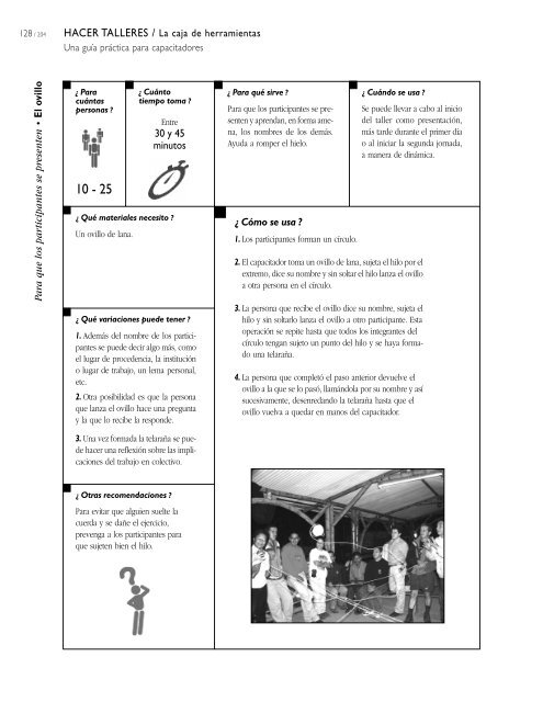 Hacer Talleres - Una guÃ­a prÃ¡ctica para capacitadores