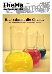 stimmt die Chemie!