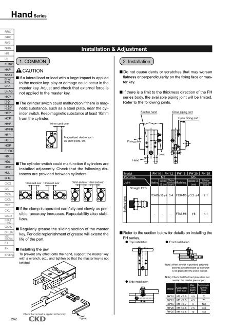 CKD series HLC parallel grippers - BIBUS France