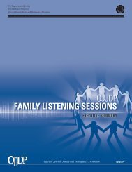 OJJDP Family Listening Sessions: Executive Summary - Office of ...