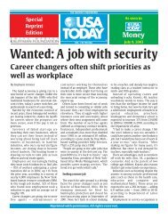 A Job With Security - USA TODAY Education - K-12 Education Online