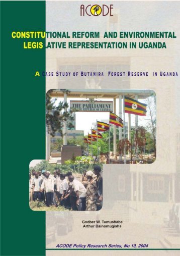A Case Study of Butamira Forest Reserve in Uganda - World ...