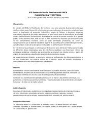 XVI Seminario Medio Ambiente del IIMCh PLANIFICACIÃN ...