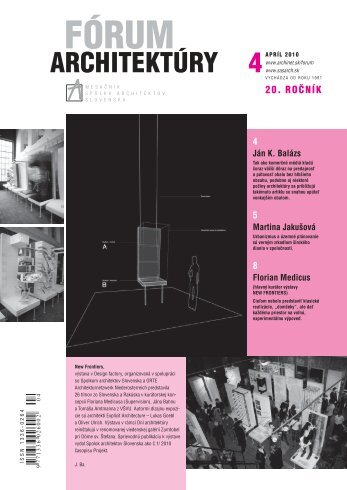 Äasopis vo formÃ¡te pdf na stiahnutie - Spolok architektov Slovenska