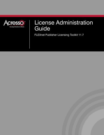 License Administration Guide