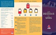 Le sang humain et son utilisation - HÃ©ma-QuÃ©bec