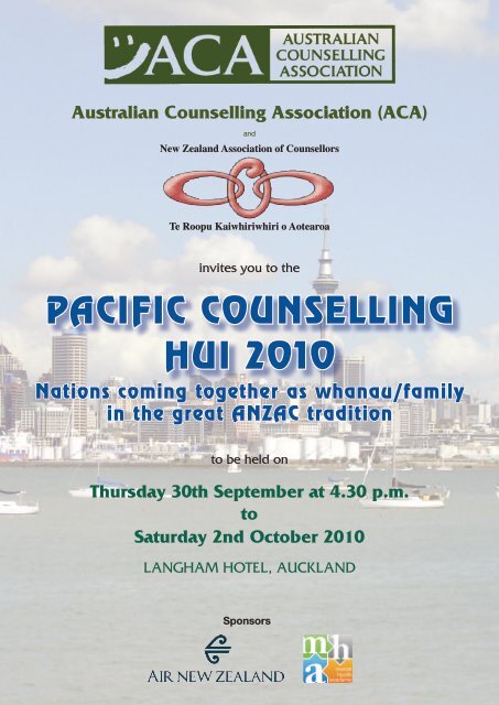 Conference Flyer - Counselling Connection