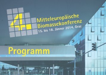 4. Mitteleuropäische Biomassekonferenz - Energie - Steiermark