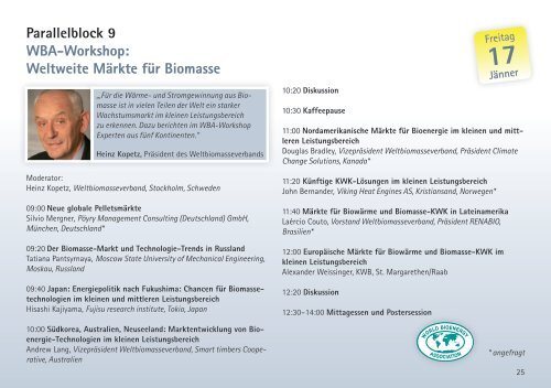 4. Mitteleuropäische Biomassekonferenz - Energie - Steiermark