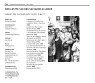 Der letzte Tag des Salvador Allende (PDF) - Visions du RÃ©el