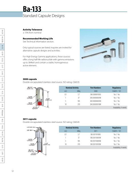 Industrial Radiation Sources - High Technology Sources Ltd