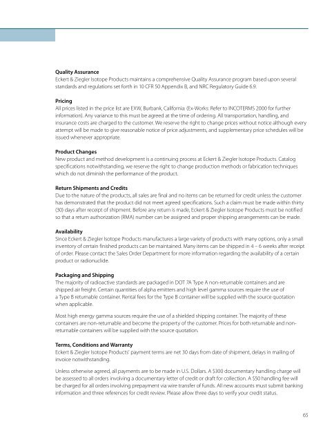 Industrial Radiation Sources - High Technology Sources Ltd