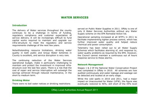 Annual Report 2011.pdf (size 6 MB) - Offaly County Council