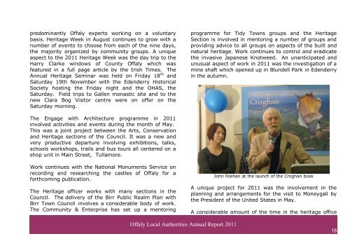 Annual Report 2011.pdf (size 6 MB) - Offaly County Council