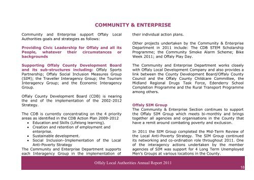 Annual Report 2011.pdf (size 6 MB) - Offaly County Council