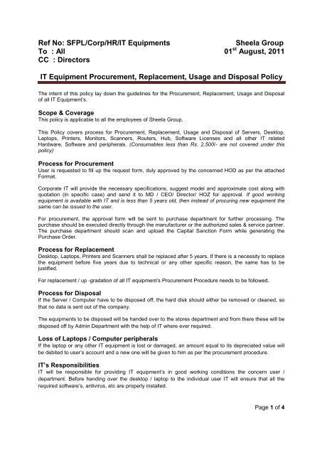 it-equipment-policy