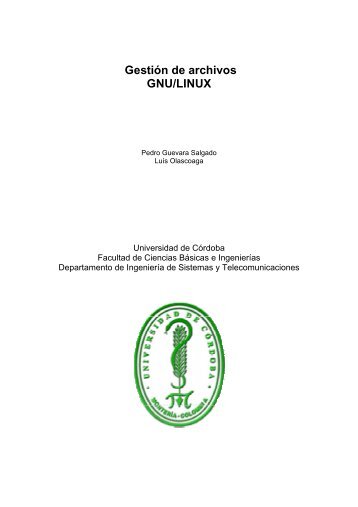 Gestión de archivos GNU/LINUX