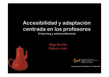 Accesibilidad y adaptación centrada en los profesores - Ambiente ...