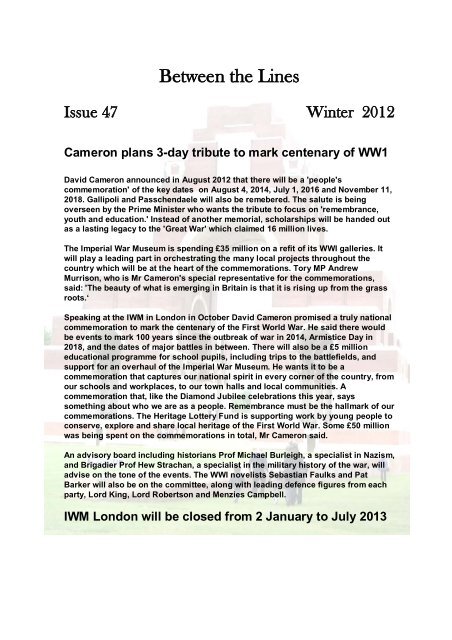 east_kent_winter_ 2012.pdf - The Western Front Association