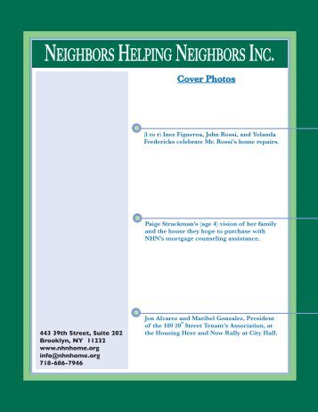 Rita J. Stella, President - Neighbors Helping Neighbors