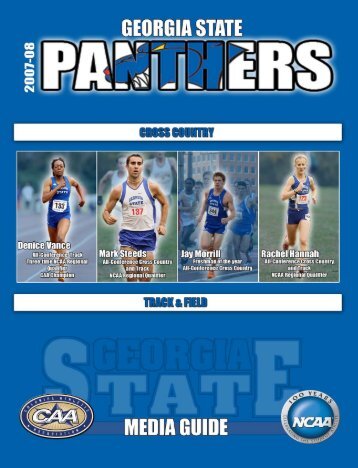 2007-08 Cross Country / Track & Field Media Guide - Georgia State ...