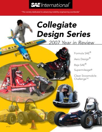 Collegiate Design Series 2007 Year in Review - Students - SAE