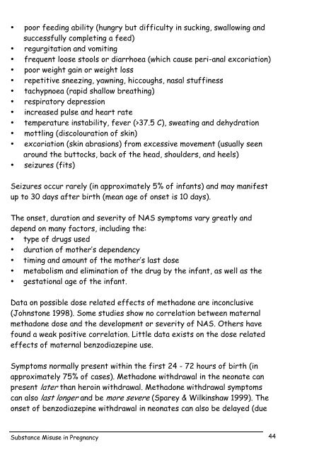 Substance Misuse in Pregnancy - NHS Lothian