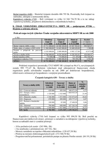 MINISTERSTVO DOPRAVY, - PortÃ¡l prÃ¡vnych predpisov