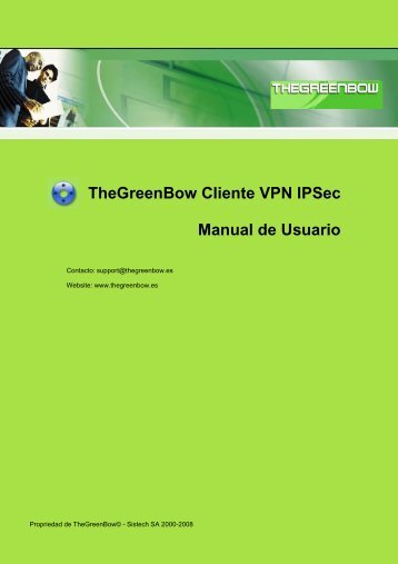 Cliente VPN IPSec TheGreenBow - Manual de Usuario