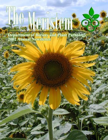 The Meristem for 2002 - Purdue University Botany and Plant Pathology